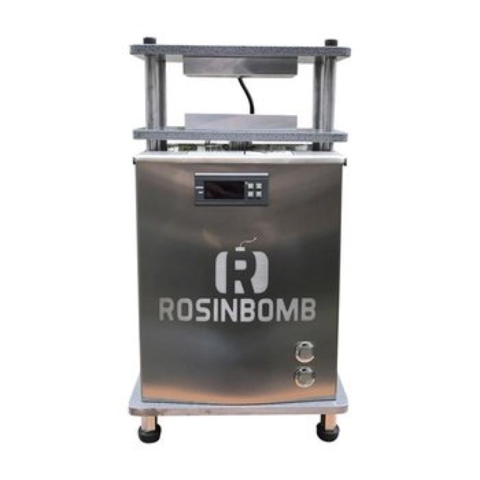 Powerful solution for the rosin exctract, the Super Rosin Press from Rosin Bomb, the most respectful company in the field