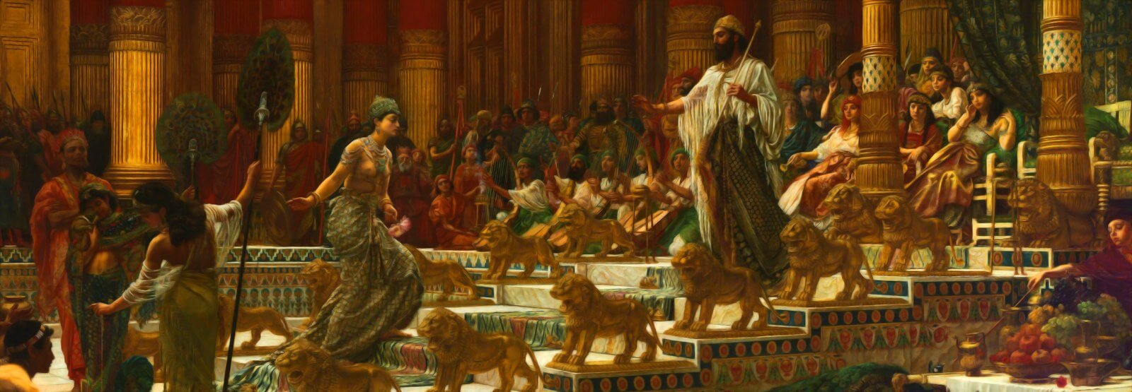 The visit of Queen Sheba to King Solomon (role in Rastafari Religion)